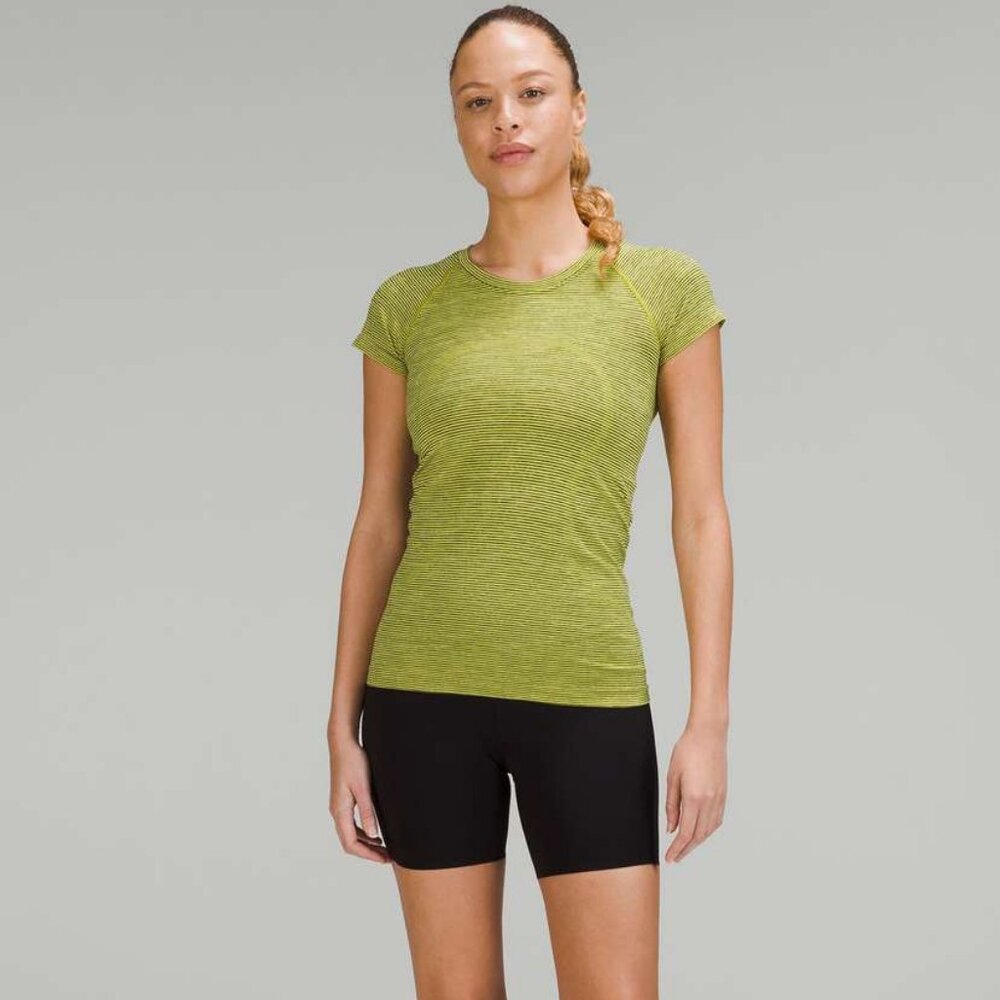 Lululemon Swiftly Tech Short Sleeve Shirt 2.0 Wee Are From Space Sonic Yellow